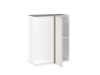 Шкаф ШВП-60 правый, Виста (600*350*720) Экокожа Белый, 26317