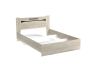 Кровать  1400, Мале (1458*2069*905) Дуб галифакс белый, 11206