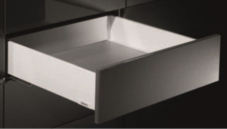 Выдвижной ящик с тонкой стенкой Titus Tekform slimline DW100 500 мм, цвет антрацит. Арт: 655-8F50-185-00, 655-8F50-185-00