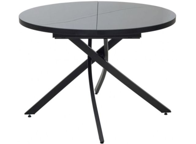 Дарио Черное стекло-черный каркас_result