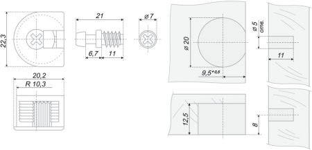 Стяжка , ST01/49/3/Bg/01
