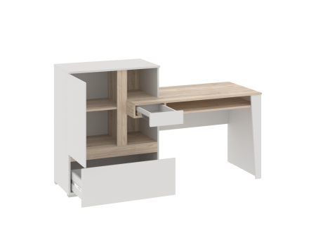 Стол письменный каспер, Аврора (1710*606*1024) Дуб Мария/Кашемир, 32119