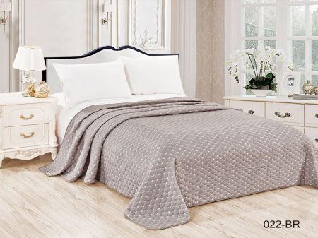 Покрывало   Cleo "БАРСЕЛОНА"  (260*240) Бежевый, 240/022-BR