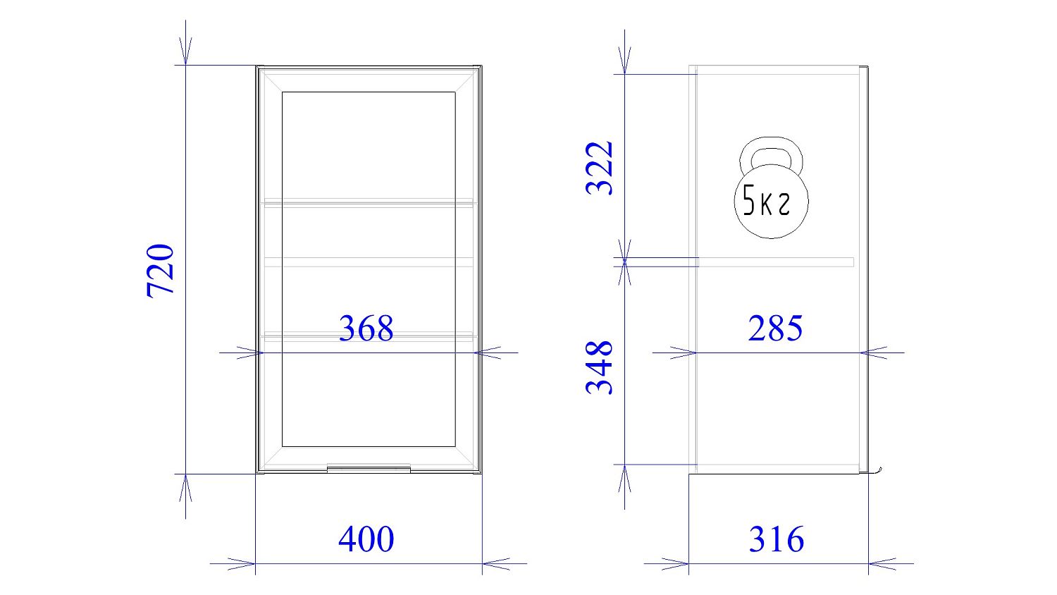 Шкаф  ШСТ-40, Монза (400*318*720) Экокожа Бежевый, 23148