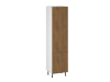 Шкаф-пенал 960 ПХ-60 бок левый/правый ЛДСП Каселла, Фьюжн (600*566*2456) Дуб Каселла коричневый, 27191