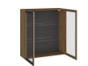 Шкаф 960 ШСТ-90 2-дверный, Фьюжн (900*317*960) Дуб Каселла коричневый/Золото, 27175