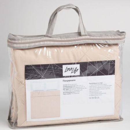 Покрывало  LoveLife 2 сп  (180*210) Бежевый, 7581232