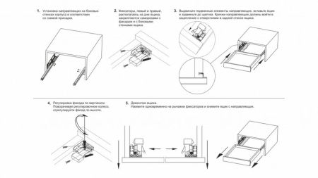 Системы выдвижения В-Slide, DB8886Zn/400