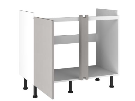 Стол под мойку угловой СМУ-110, Виста (1000*534*870) Экокожа Бежевый, 26504