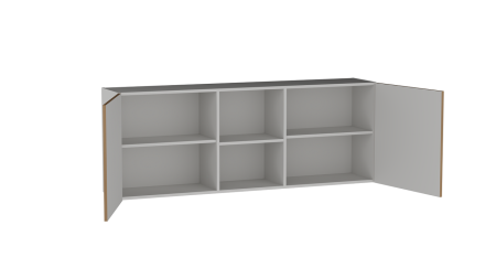 Шкаф ШГ-160 NEW, Смарт (1600*316*600) Серый, 22619