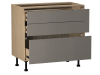 Стол с ящиками СЯ-90, Женева (900*520*870) Дуб Палермо/Серый камень , 22021