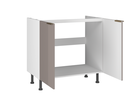 Стол СМ-90 Волна 2-дверный, Фьюжн (900*520*870) Мокко, 27136