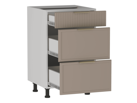 Стол с ящиками СЯ-50 (140/284), Берта (500*528*820) Мокко, 25123