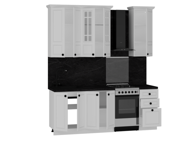Кухня "Бьянка" (возможный вариант комплектации 3)