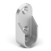 Штангодержатель для овальной штанги Серебро матовое, AA0034.VP000.SLMPC.CD