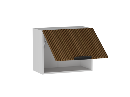 Шкаф под вытяжку ШВ-60 (480), Ватель (600*316*480) Дуб рейка шоколад, 23339