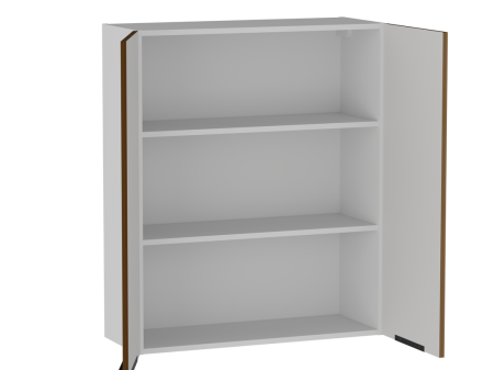 Шкаф 960 2-х дверный ШГ-80, Ватель (800*316*960) Дуб рейка шоколад, 23363