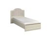 Кровать  Люкс 900, Сиена (1094*2110*1090) Береза бежевая, 12348