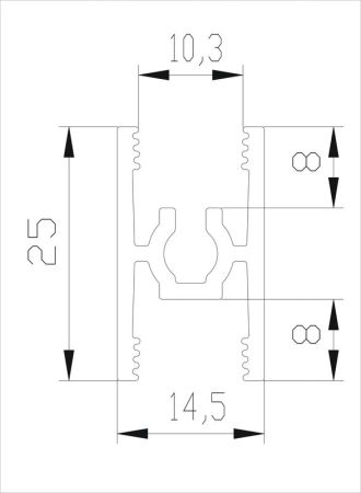 Рамка средняя 640, Жемчуг серый, AS0640.VP540.PGQPV.RA