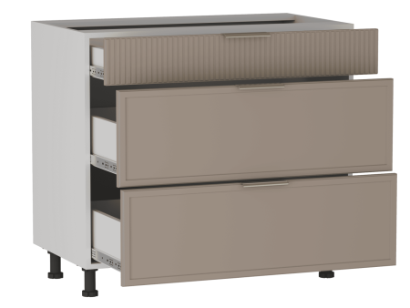 Стол с ящиками СЯ-90 (140/284), Берта (900*528*820) Мокко, 25126