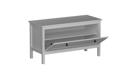 Тумба  низкая широкая, Фрея (932*399*520) Белый, 50708