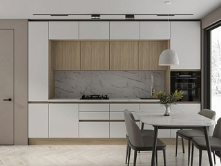 Кухня Женева Белый матовый