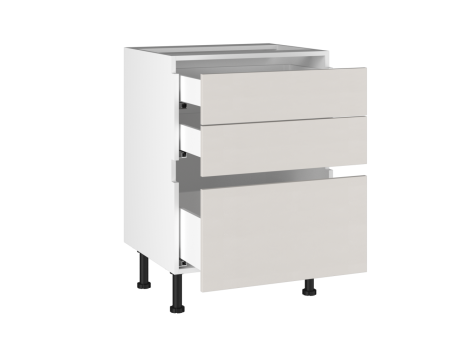 Стол с ящиками СЯ-60 Start Soft Boyard, Виста (600*523*870) Экокожа Белый, 26220