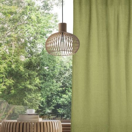 Комплект штор Волшебная ночь оливка (2*165*270см), рогожка, 721879