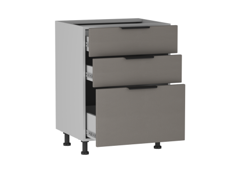 Стол с ящиками СЯ-60 (176/356), Ватель (600*523*820) Экокожа Мокко, 23719