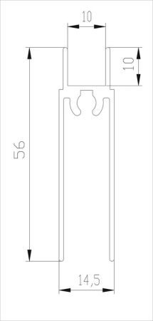 Рамка нижняя, Белый матовый, AS0006.VP540.WHKPP.RA