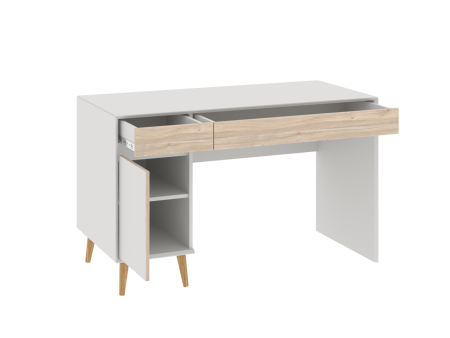 Стол письменный , Аврора (1300*603*786) Дуб Мария/Кашемир, 32111