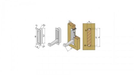 Мебельный крючок FANTOM, K100BN.12