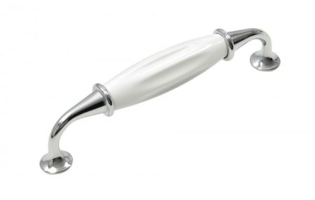 Мебельная ручка TRINITY, RS110CP.4/128/W