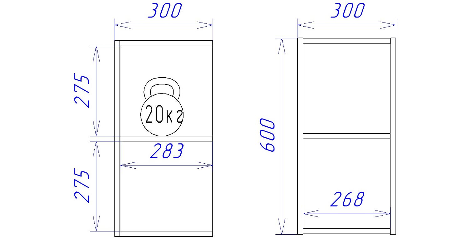 Шкаф ШО-30к, Женева (300*300*600) Дуб Палермо, 21946