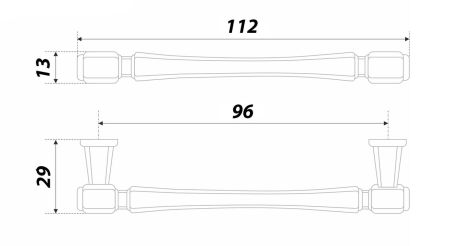 Мебельная ручка, RS310AB.4/96