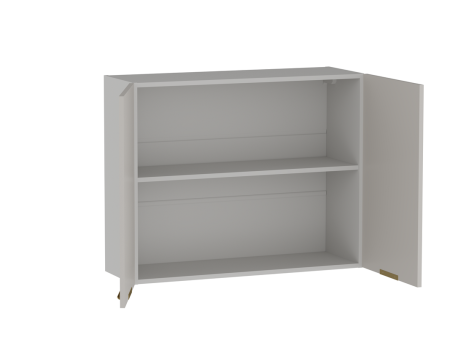 Шкаф  ШГ-90, Монза (900*316*720) Экокожа Бежевый, 23147