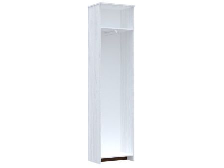 Шкаф для одежды 1-но дверный, Кантри (592*410*2104) Сосна Андрерсен/Орех Риббек темный, 30905