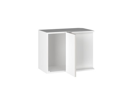 Шкаф АГУ-60 (480) левый, Виста (600*334*480) Экокожа Белый, 26315