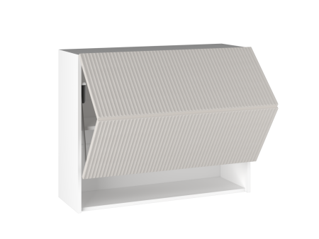 Шкаф ШГ-90СМГ, Виста (900*316*720) Экокожа Белый, 26251