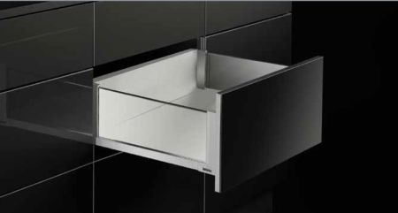 Выдвижной ящик со стеклянными стенками Titus Tekform slimline DW145 500 мм, стекло, антрацит арт. 655-7W50-187-00, 655-7W50-187-00