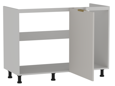 Стол под мойку угловой СМУ-120, Монза (1100*554*820) Экокожа Бежевый, 23115