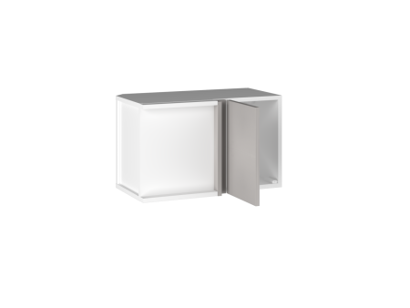 Шкаф АГУ-60 (360) правый, Виста (600*334*360) Экокожа Бежевый, 26509