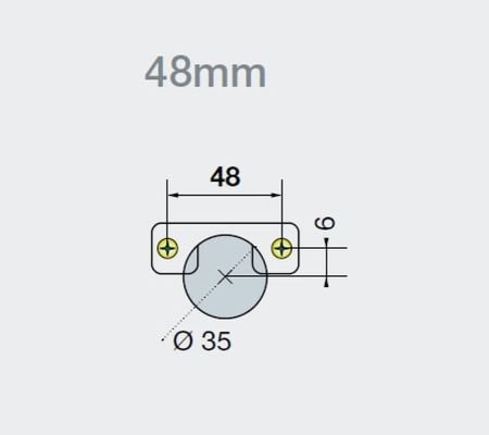 Петля мебельная Titus S-Type i3 угловая (45гр) 110/48/18 мм. арт.242-0H17-650-00, 242-0H17-650-00