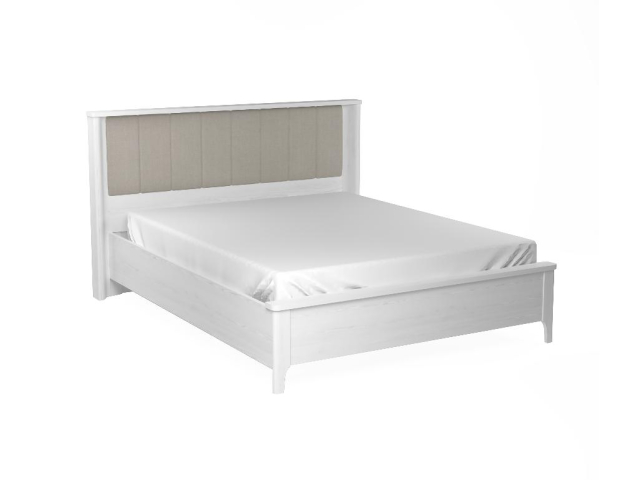 Кровать 1400 с мягкой вставкой изголовья и подъемным механизмом, Клер (1664*2133*1006) Сосна Андерсен