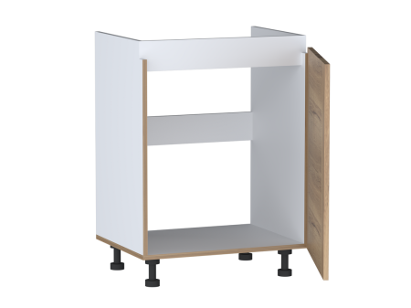 Стол под мойку СМ-60, Сити (600*470*820) Дуб Галифакс натуральный, 20808