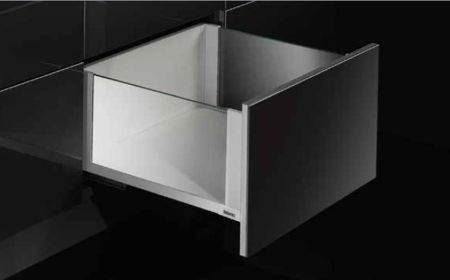 Выдвижной ящик со стеклянными стенками Titus Tekform slimline DW182 500 мм, стекло, антрацит арт. 655-7X50-187-00, 655-7X50-187-00