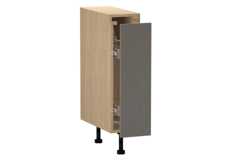 Стол, бутылочница СБ-20, Женева (200*520*870) Дуб Палермо/Серый камень , 22017