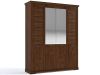 Шкаф 4-х дверный, Кантри (1860*558*2300) Орех Риббек темный, 11308
