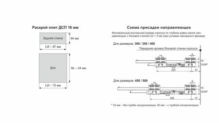 СТАРТ PUSH с традиционными боковинами стандартной высоты, SB09W.1/450