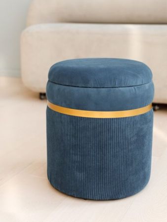 Пуф Лакси  (350*350*400) Синий, 13725